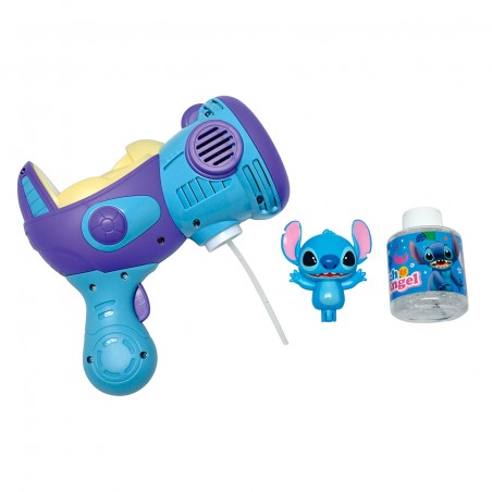 Lexibook Disney Stitch Bubble Gun with 3D Figurine
