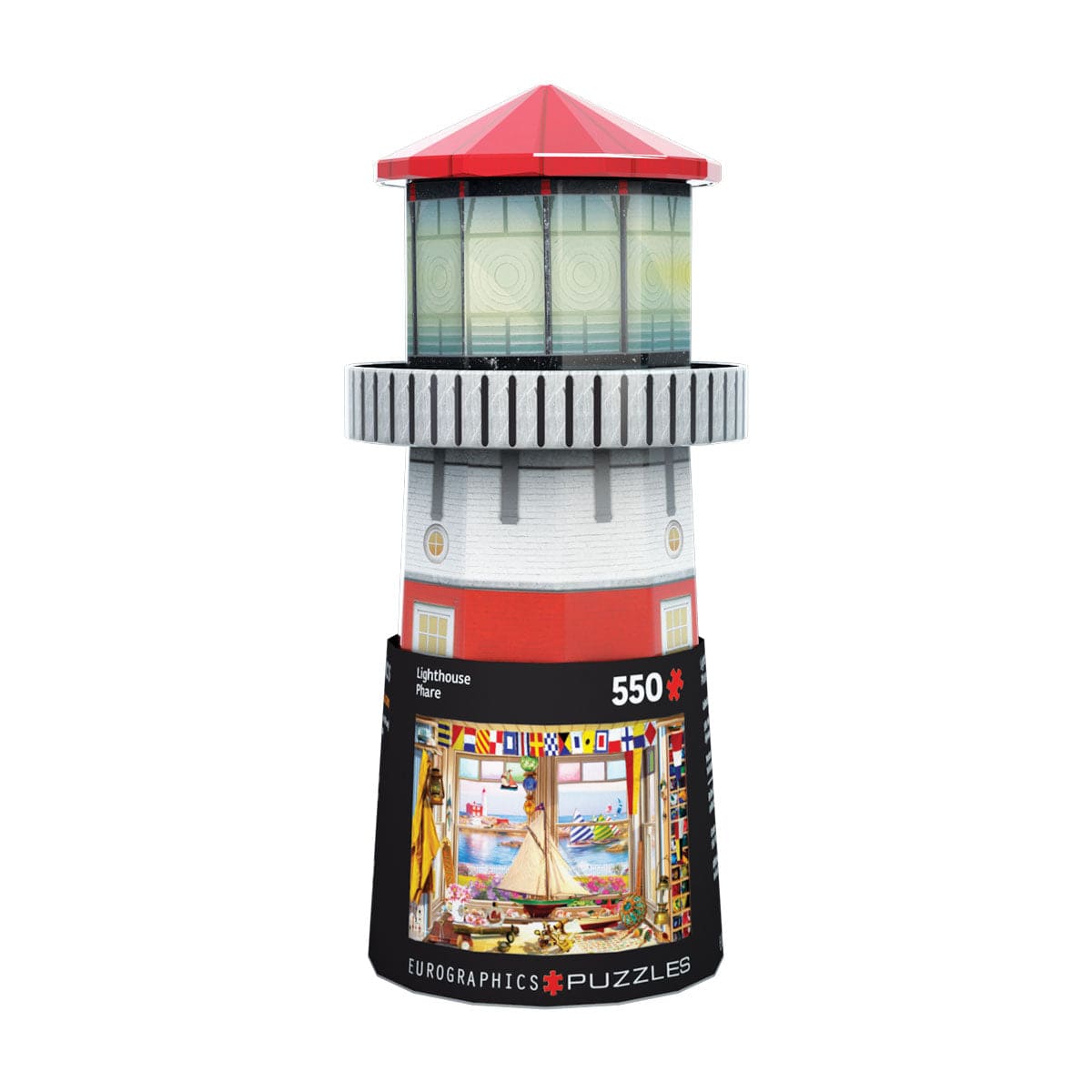 Eurographics Lighthouse Collectable Tin 550 Piece Smart Cut JigsawPuzzle 628136659956