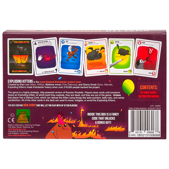 Exploding Kittens: Party Pack Edition 0852131006068