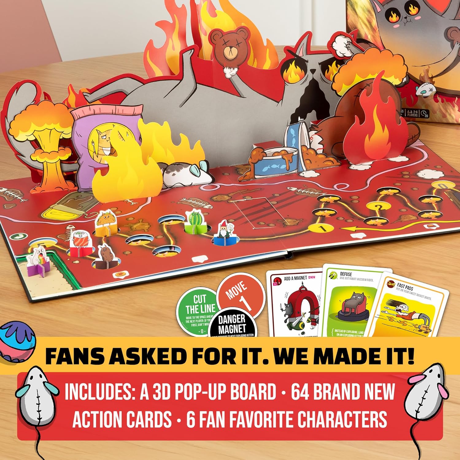 Exploding Kittens The Board Game 810083049090