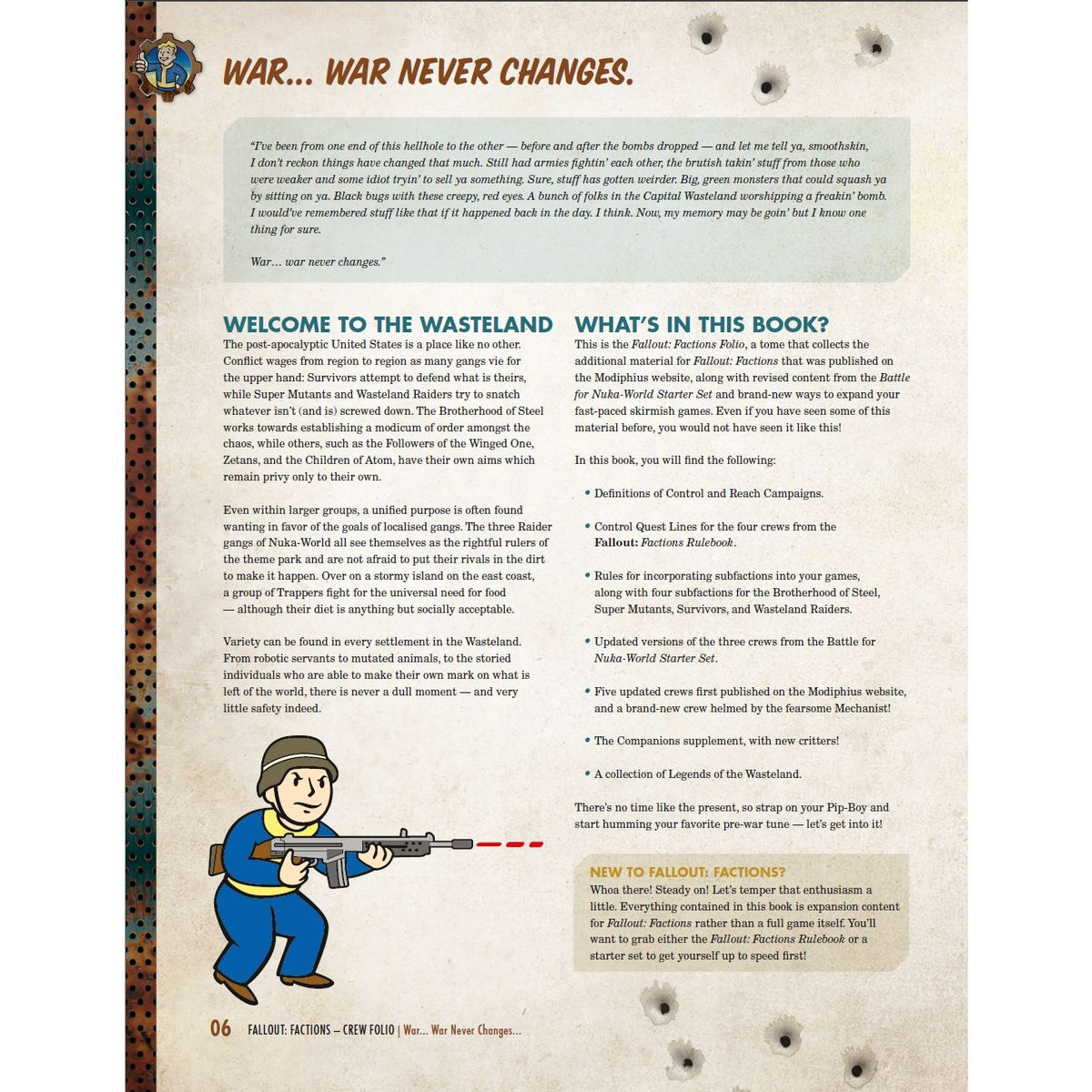 Fallout: Factions Crew Folio