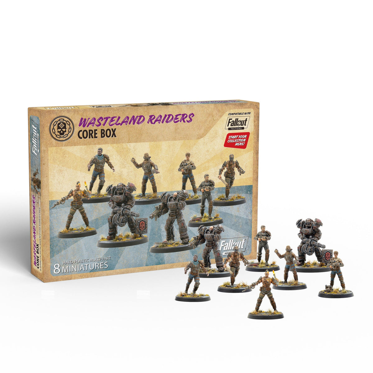 Fallout: Miniatures – Wasteland Raiders Core Box