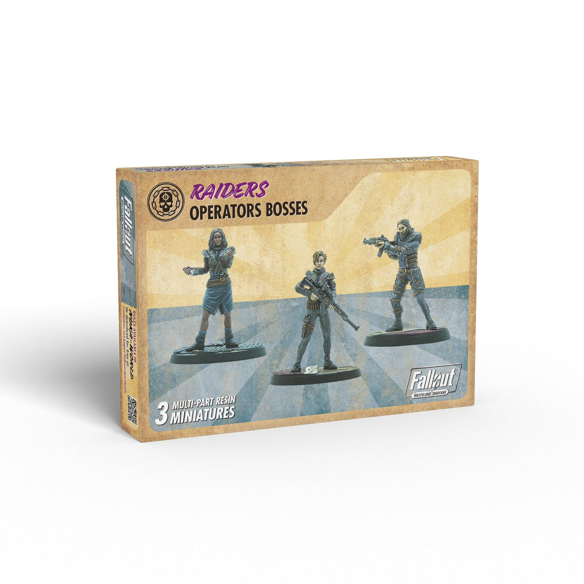 Fallout: Wasteland Warfare – Raiders: Operators Bosses Miniatures Set