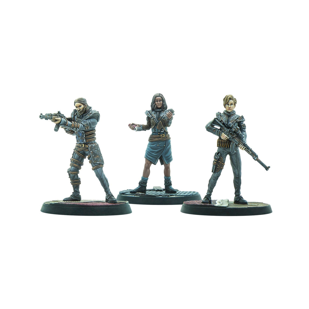 Fallout: Wasteland Warfare – Raiders: Operators Bosses Miniatures Set