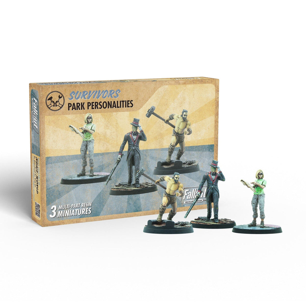 Fallout: Wasteland Warfare – Survivors: Park Personalities Miniatures