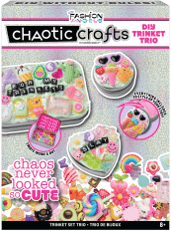 Fashion Angels Chaotic Crafts Trinket Trio DIY Design Kit