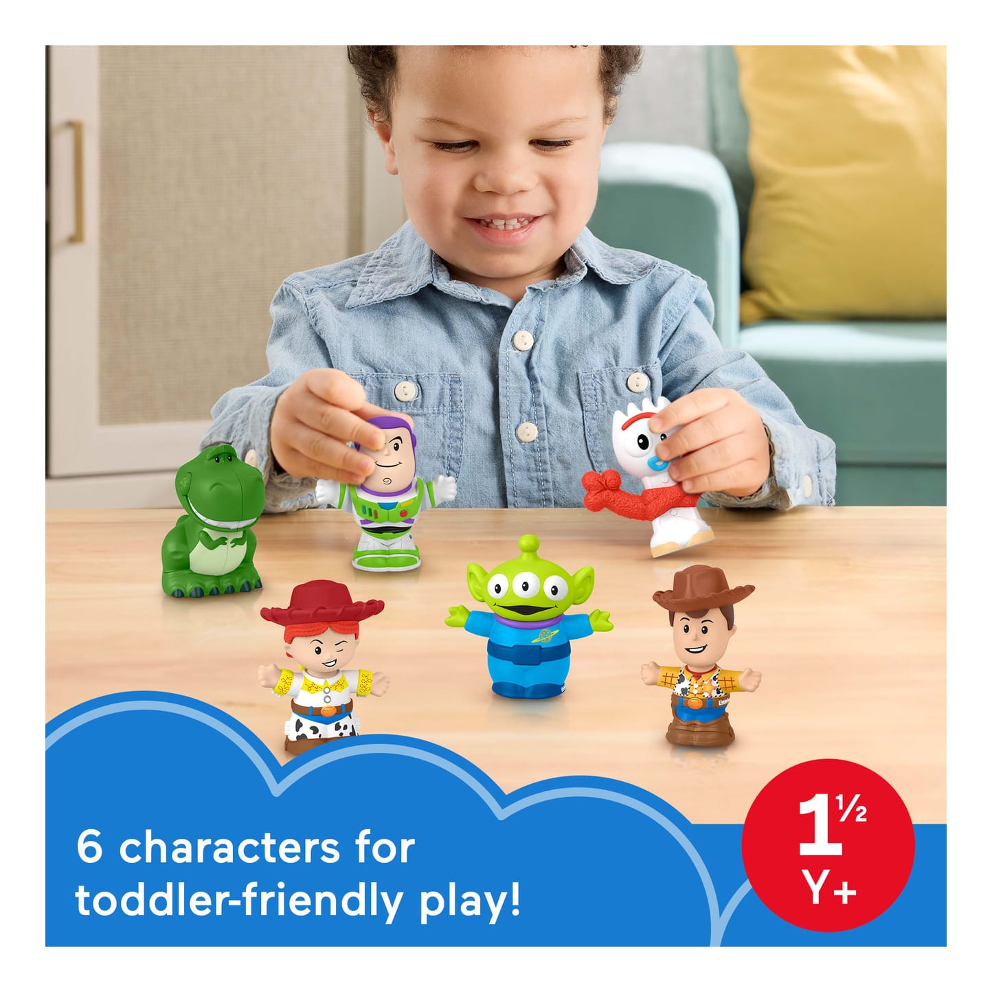 Fisher-Price Little People Disney Pixar Toy Story 6-Piece Figure Set 194735367597