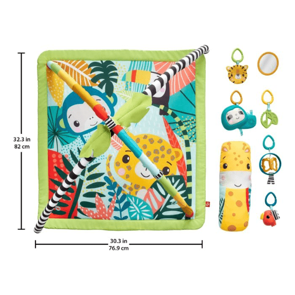 Fisher Price: 3-in-1 Rainforest Sensory Gym