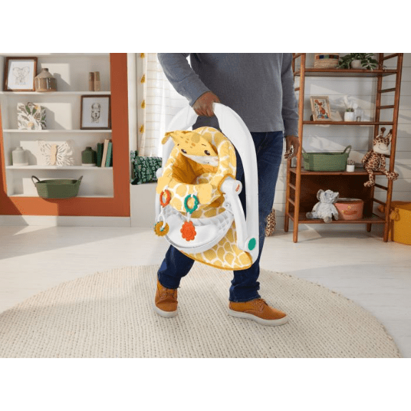 Fisher Price: Giraffe Sit Me Up Floor Seat with Tray 0194735159895