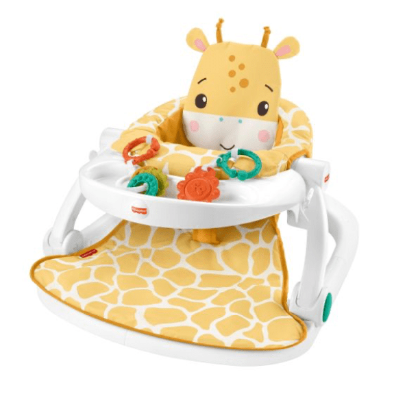 Fisher Price: Giraffe Sit Me Up Floor Seat with Tray 0194735159895