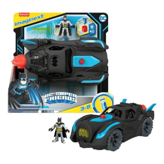 Fisher Price: Imaginext DC Super Friends Lights & Sounds Batmobile 194735060870