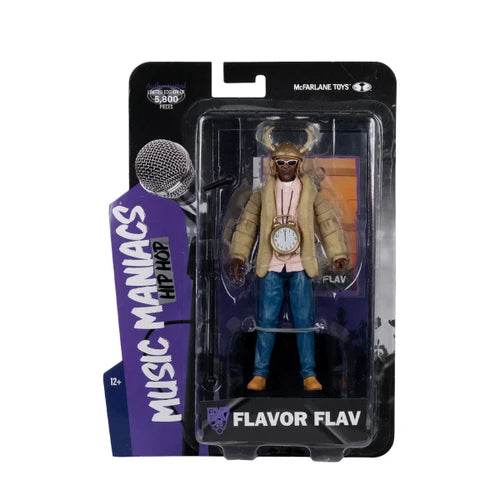 McFarlane Toys Music Maniacs Hip Hop Flavor Flav 6-Inch Action Figure