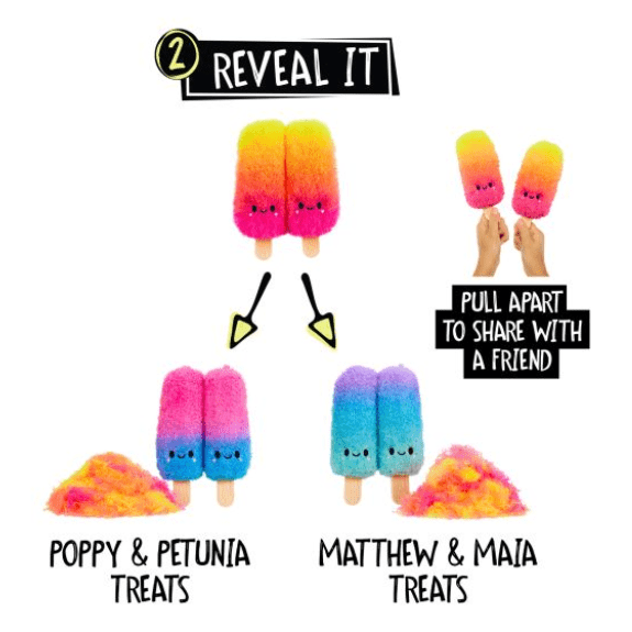 Fluffie Stuffiez Small Collectible Popsicle Plush 035051594338