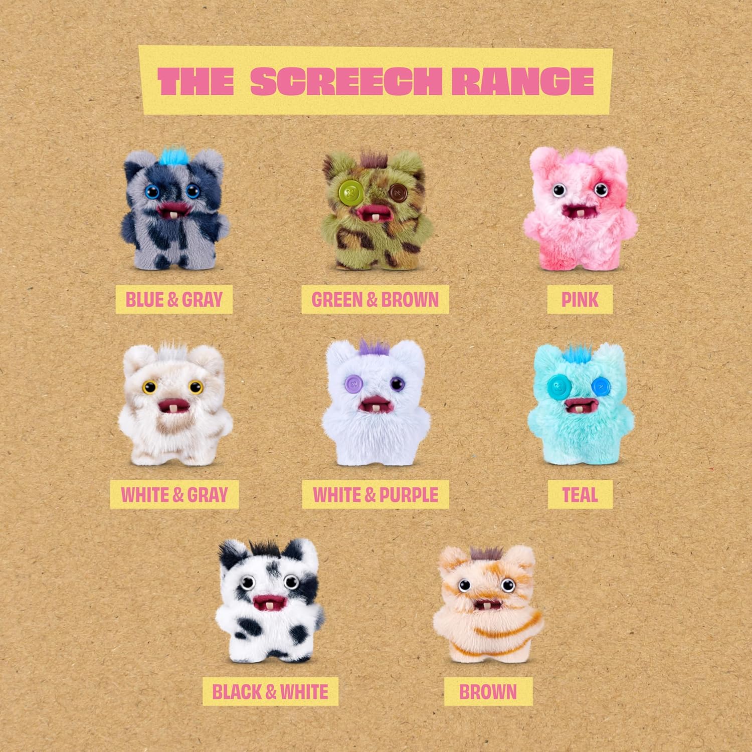 Fuggler Baby Fugg Screech Edition Plush 3.5" S1