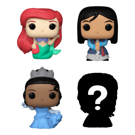 Funko Bitty POP 4 Pack: Disney Princess Asst