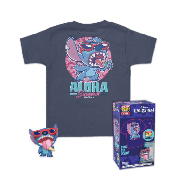 Funko Pocket Pop! & Tee - Disney - Summer Stitch 889698634984