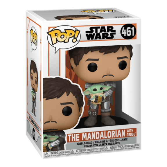 Funko Pop! Star Wars - Mandalorian - The Mandalorian with Grogu 889698545259