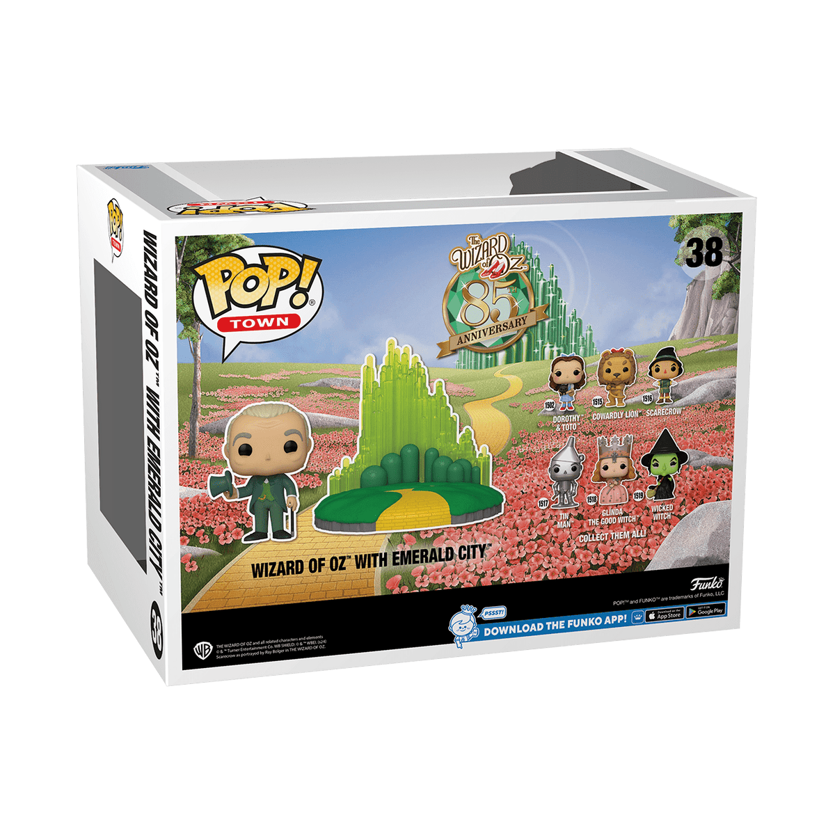 Funko Pop! Town - TWOO - Emerald City with Wizard Figure 889698759786
