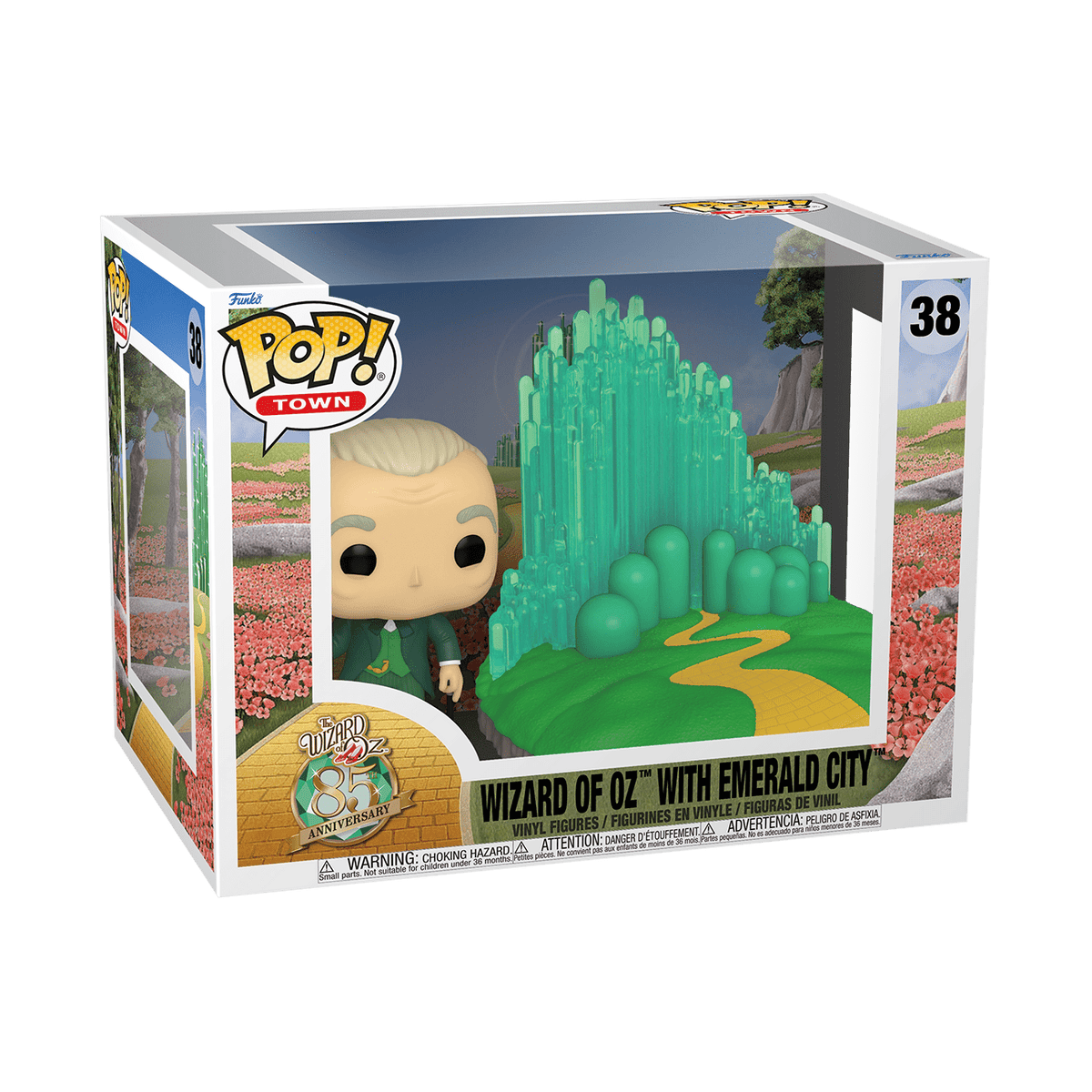 Funko Pop! Town - TWOO - Emerald City with Wizard Figure 889698759786