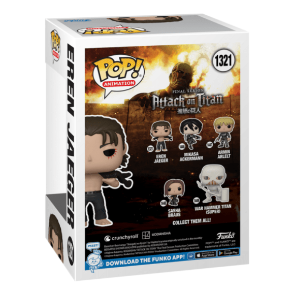 Funko Pop! Vinyl - Attack on Titan - Eren Jeager