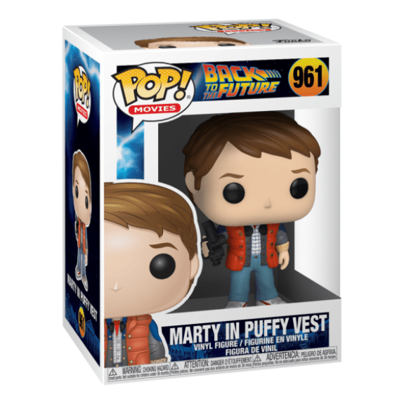 Funko Pop! Vinyl - Back To The Future - Marty In Puffy Vest - 961 889698487054