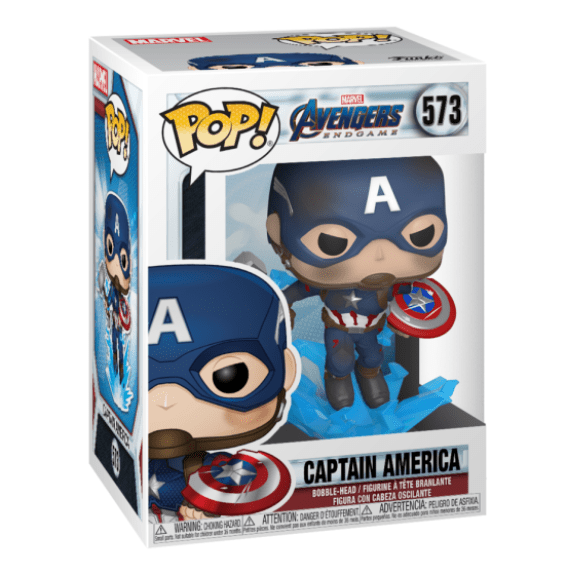 Funko Pop! Vinyl - Marvel - Avengers Endgame - Captain America with Broken Shield & Mjolnir - 573 889698451376