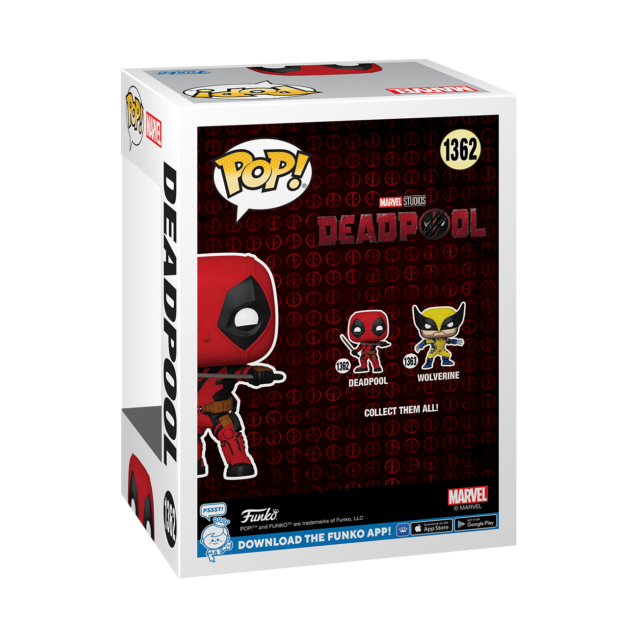 Funko Pop! Vinyl - Marvel Deadpool 3 Deadpool Figure 889698797665