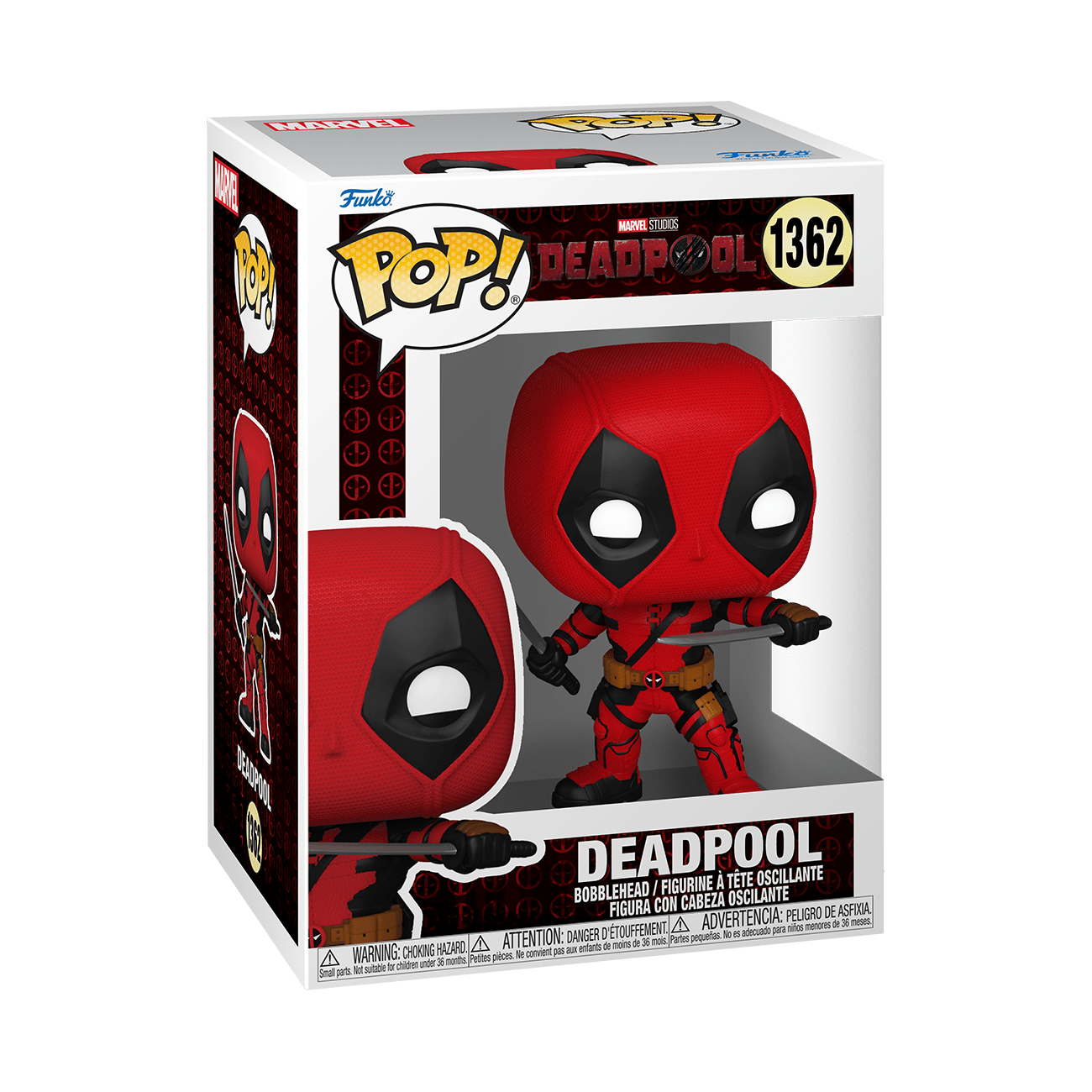 Funko Pop! Vinyl - Marvel Deadpool 3 Deadpool Figure 889698797665