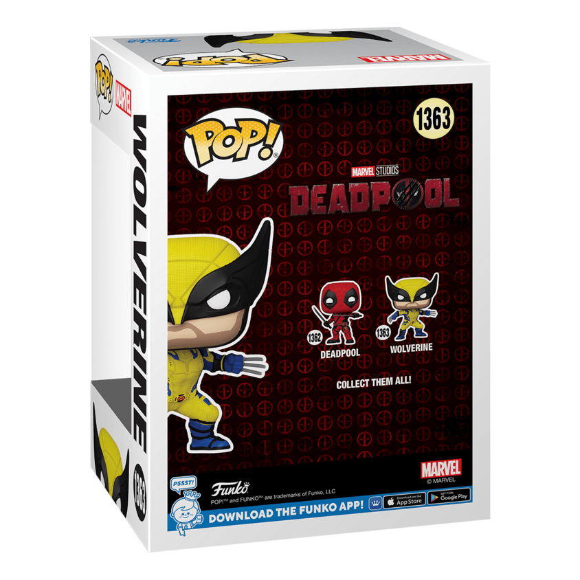 Funko Pop! Vinyl - Marvel Deadpool 3 Wolverine Figure 889698797672