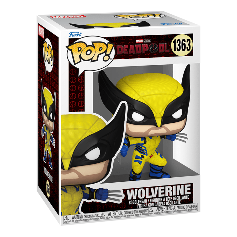 Funko Pop! Vinyl - Marvel Deadpool 3 Wolverine Figure 889698797672