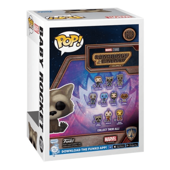 Funko Pop! Vinyl - Marvel - Guardians of the Galaxy 3 - Baby Rocket 889698675161