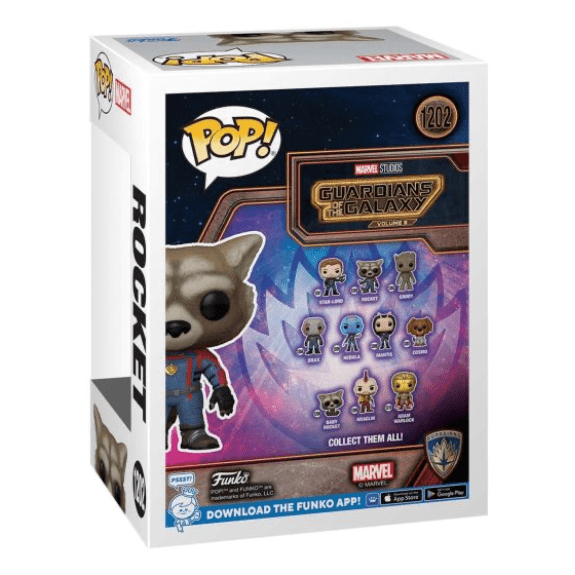Funko Pop! Vinyl - Marvel - Guardians of the Galaxy 3 - Rocket - 1202 889698675093