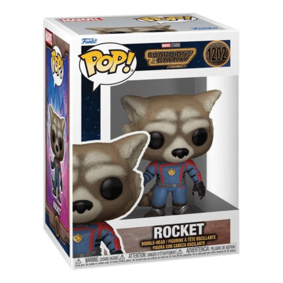 Funko Pop! Vinyl - Marvel - Guardians of the Galaxy 3 - Rocket - 1202 889698675093