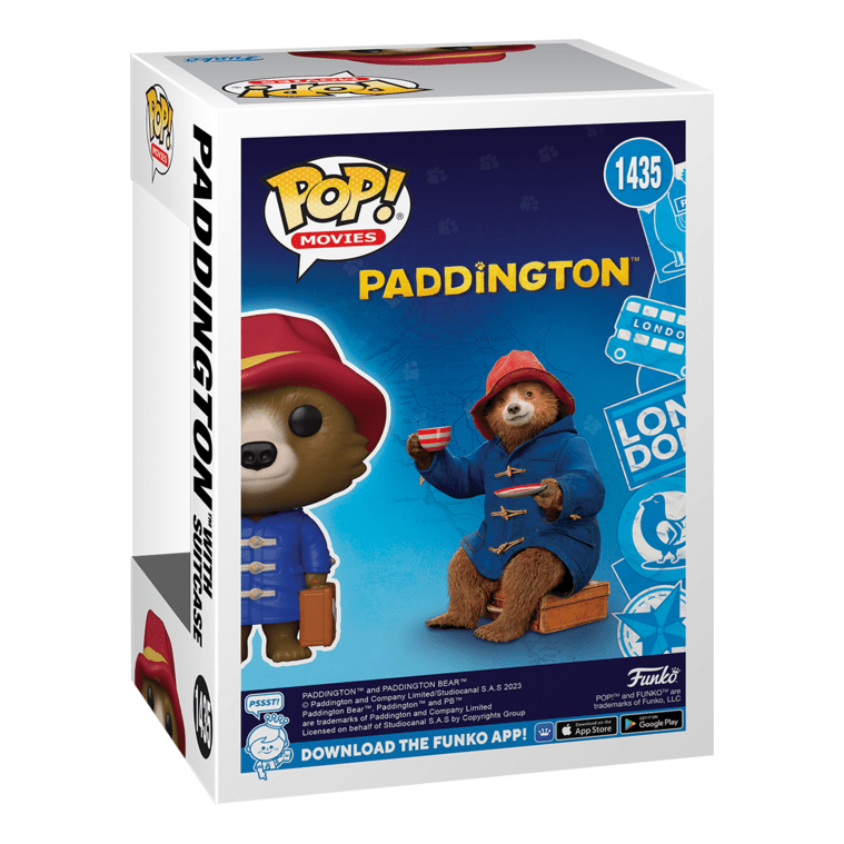 Funko Pop! Vinyl - Paddington with Suitcase #1435 889698723572