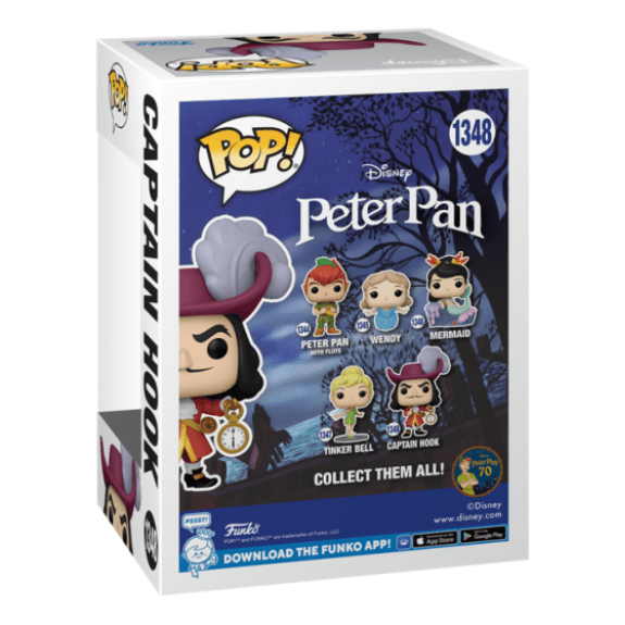 Funko Pop! Vinyl - Peter Pan 70th - Captain Hook 889698706957
