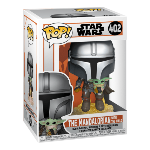 Funko Pop! Vinyl - Star Wars - Mandalorian - Mandolorian with Jet Pack - 402 889698509596