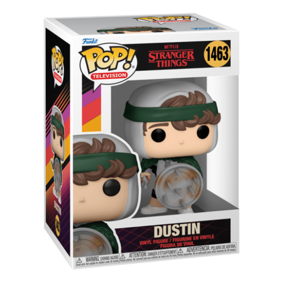 Funko Pop! Vinyl - Stranger Things Season 4 - Dustin with Shield