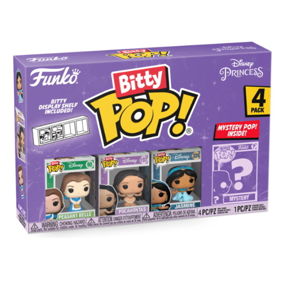 Funko Bitty POP 4 Pack: Disney Princess Asst