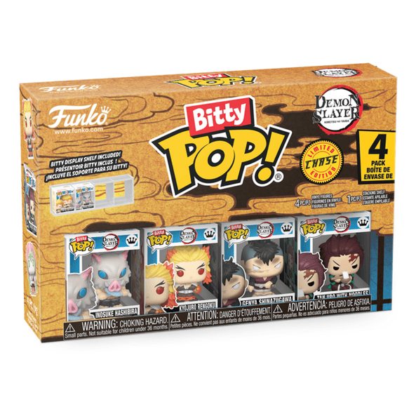 Bitty POP: Demon Slayer - Inosuke 4 Pack