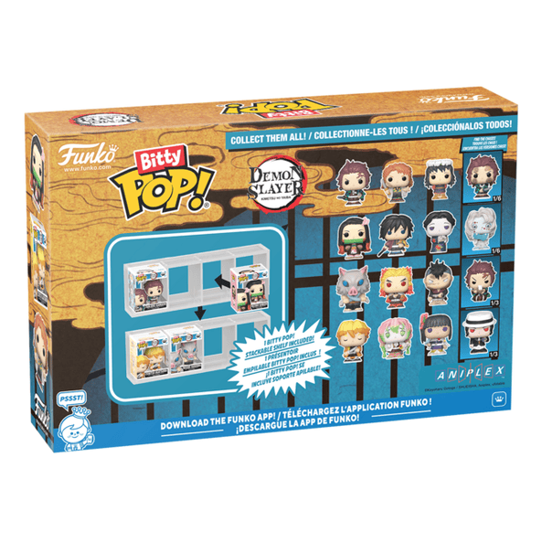 Bitty POP: Demon Slayer - Nezuko 4 Pack