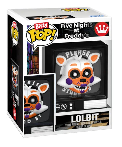 Bitty Pop! - FNAF - Withered Golden Freddy 4 Pack Withered Golden Freddy, Marionette, Lolbit (Choose your Chase)