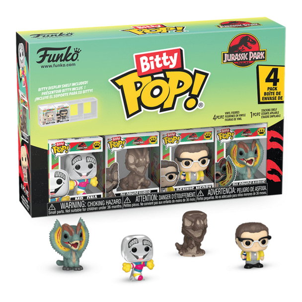 Bitty POP: Jurassic Park - Mr DNA 4 Pack