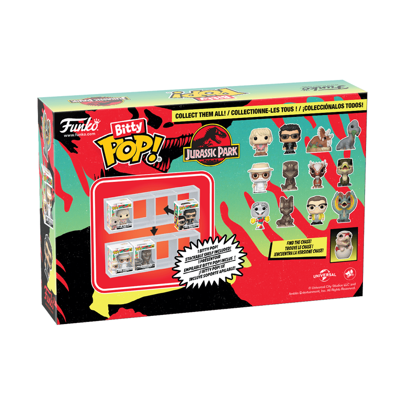 Bitty POP: Jurassic Park - Raptor 4 Pack