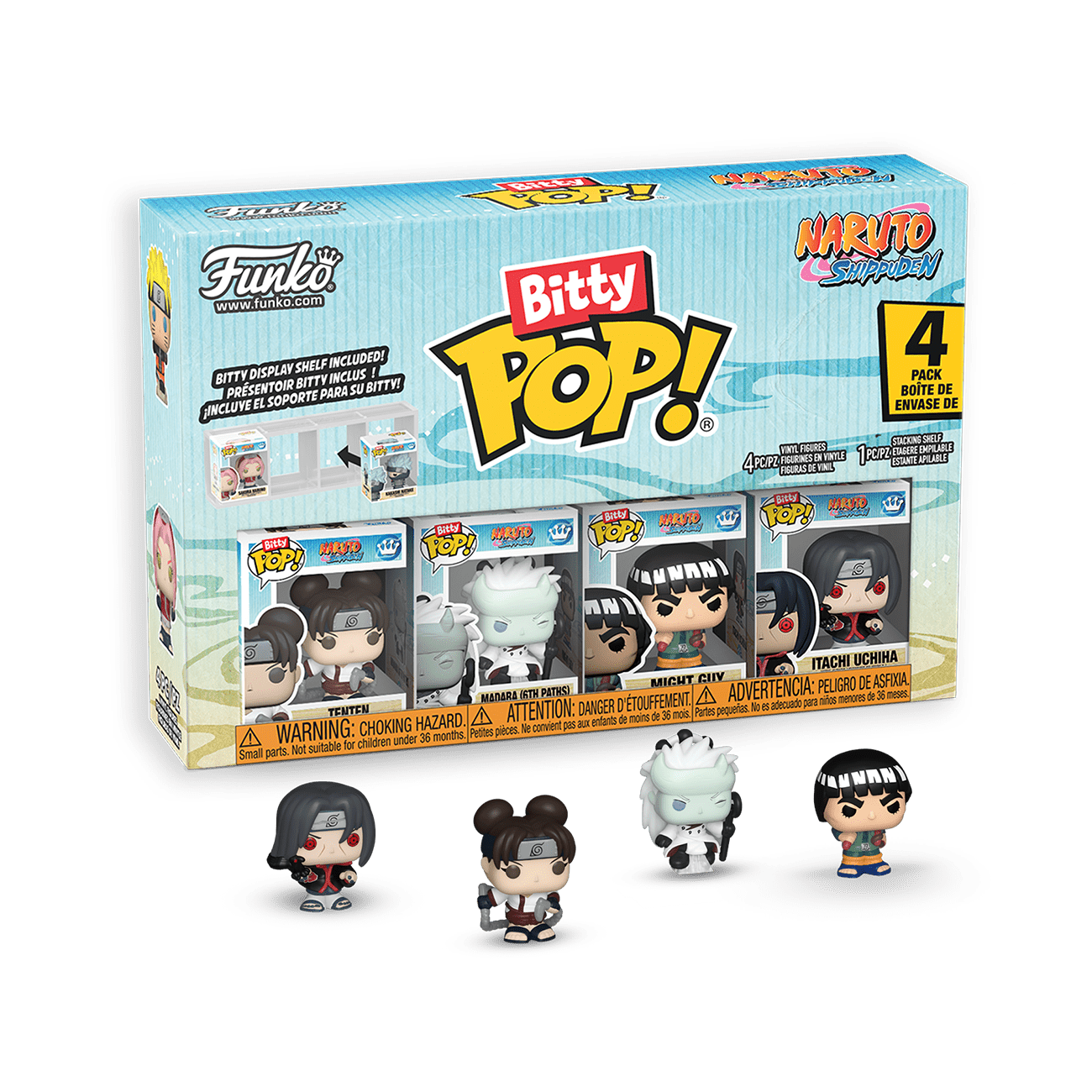 Bitty POP: Naruto Shippuden - Battles 4 Pack