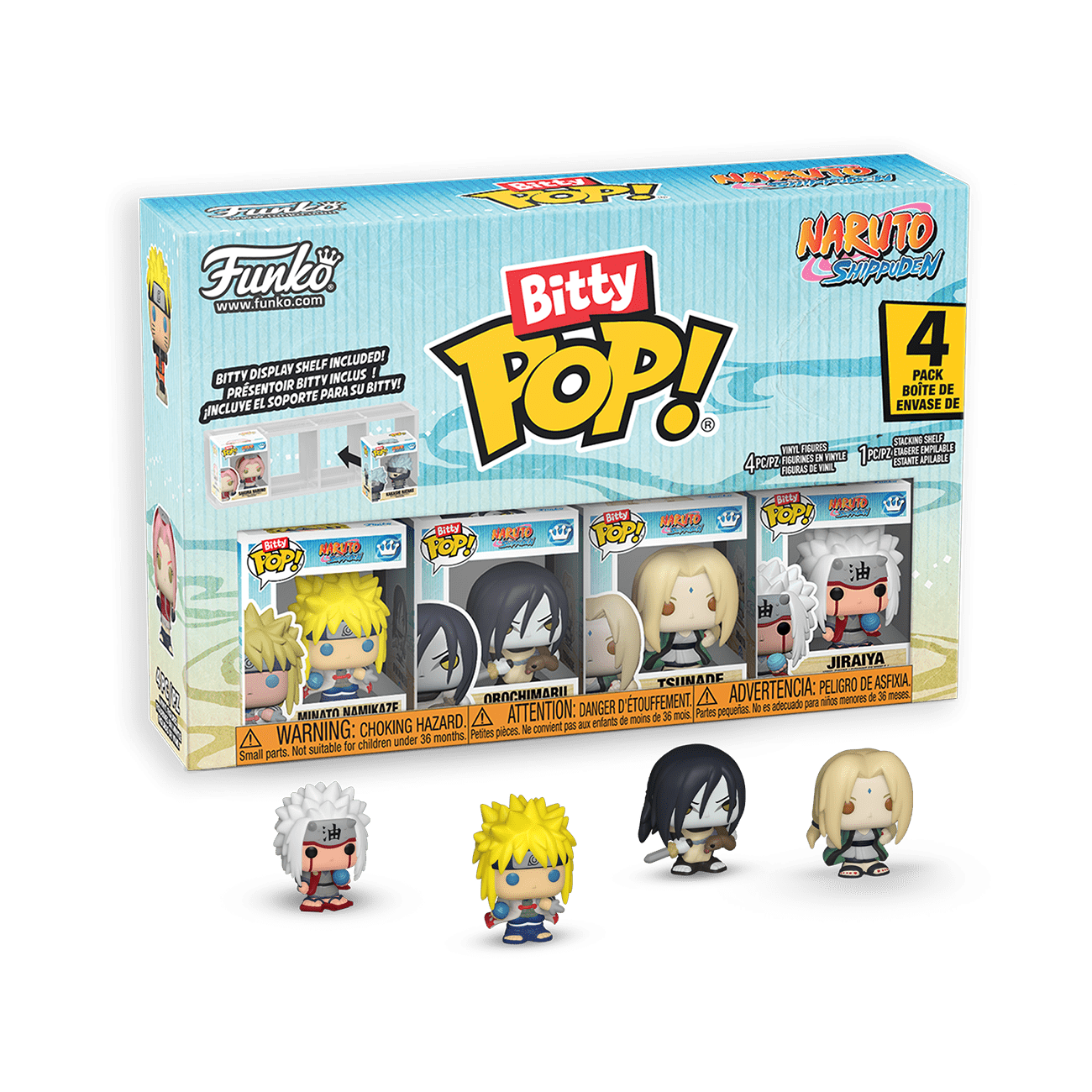 Bitty POP: Naruto Shippuden - Team 2 4 Pack