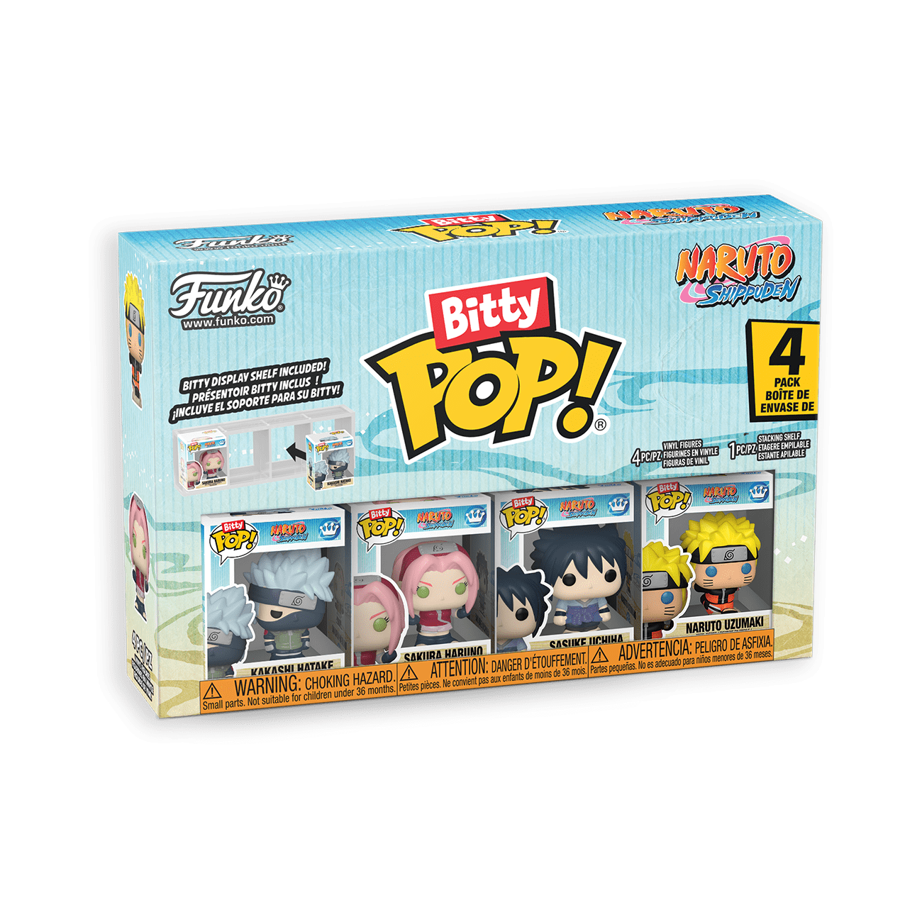 Bitty POP: Naruto Shippuden - Team 7 4 Pack