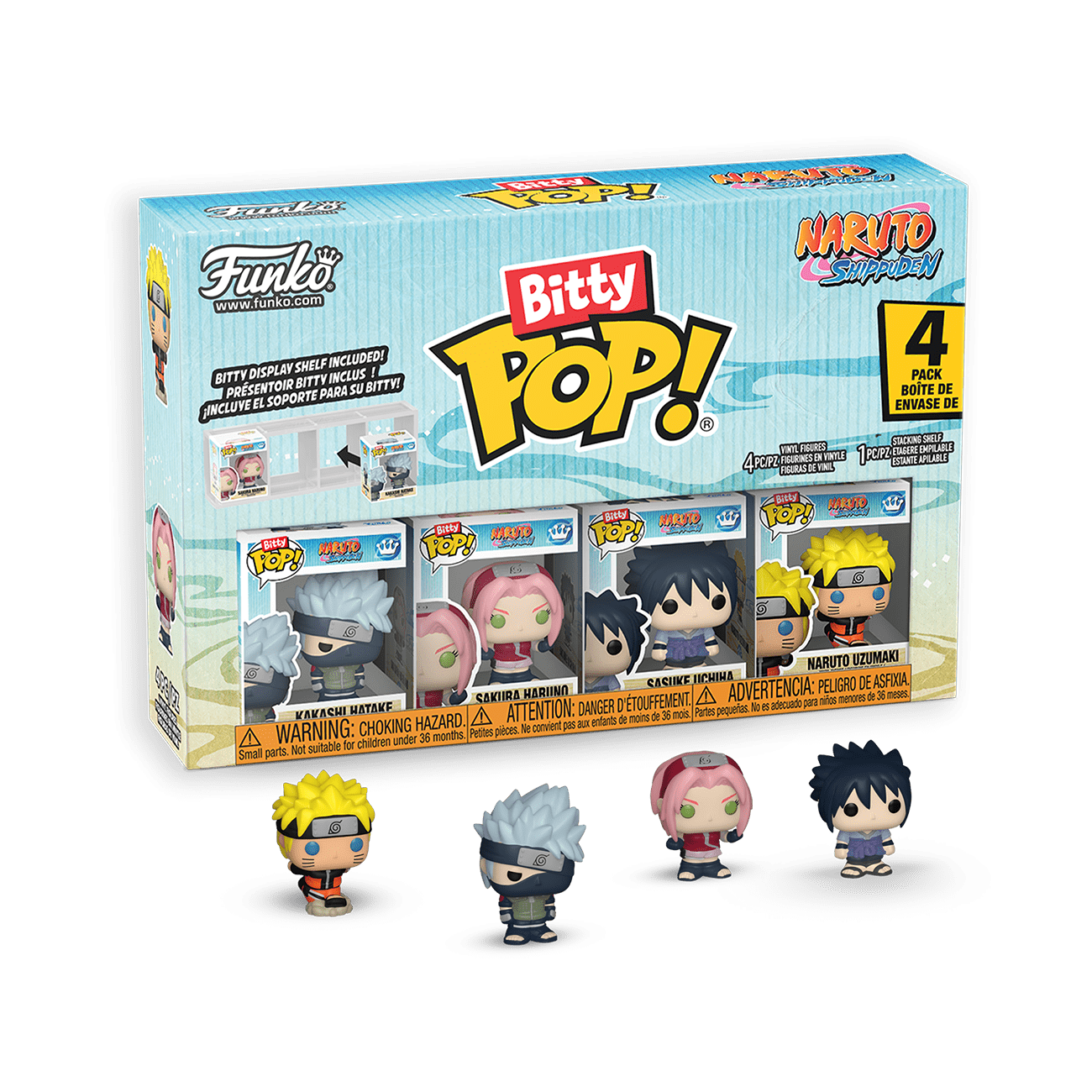 Bitty POP: Naruto Shippuden - Team 7 4 Pack