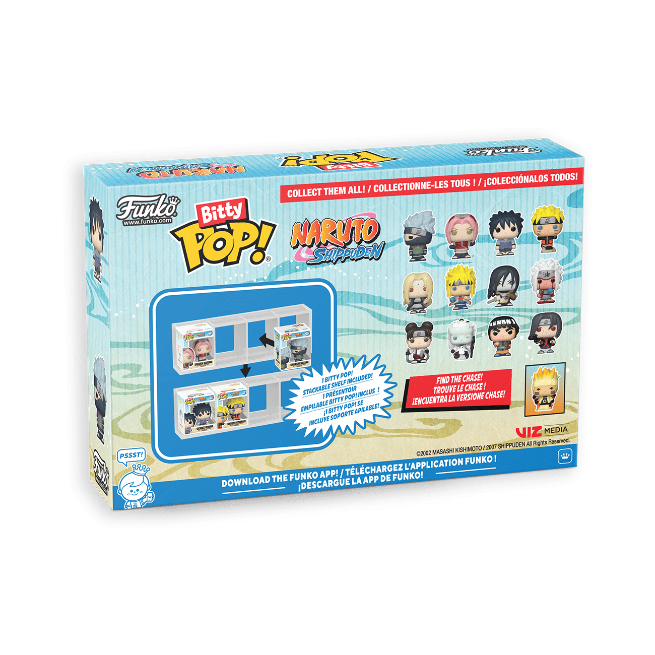 Bitty POP: Naruto Shippuden - Team 7 4 Pack