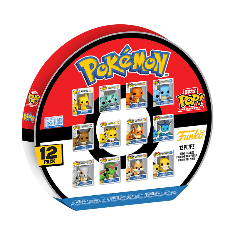 Bitty Pop! - Pokemon - 12 Piece Multipack 889698889841