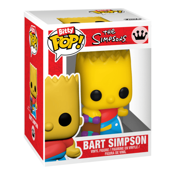 Bitty Pop! - The Simpsons - 4 Pack Bart Simpson, Mr. Burns, Krusty the Clown + Choose your Chase